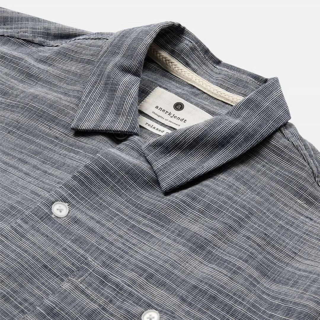 Akkurt L/S Slub Shirt (Sky Captain)