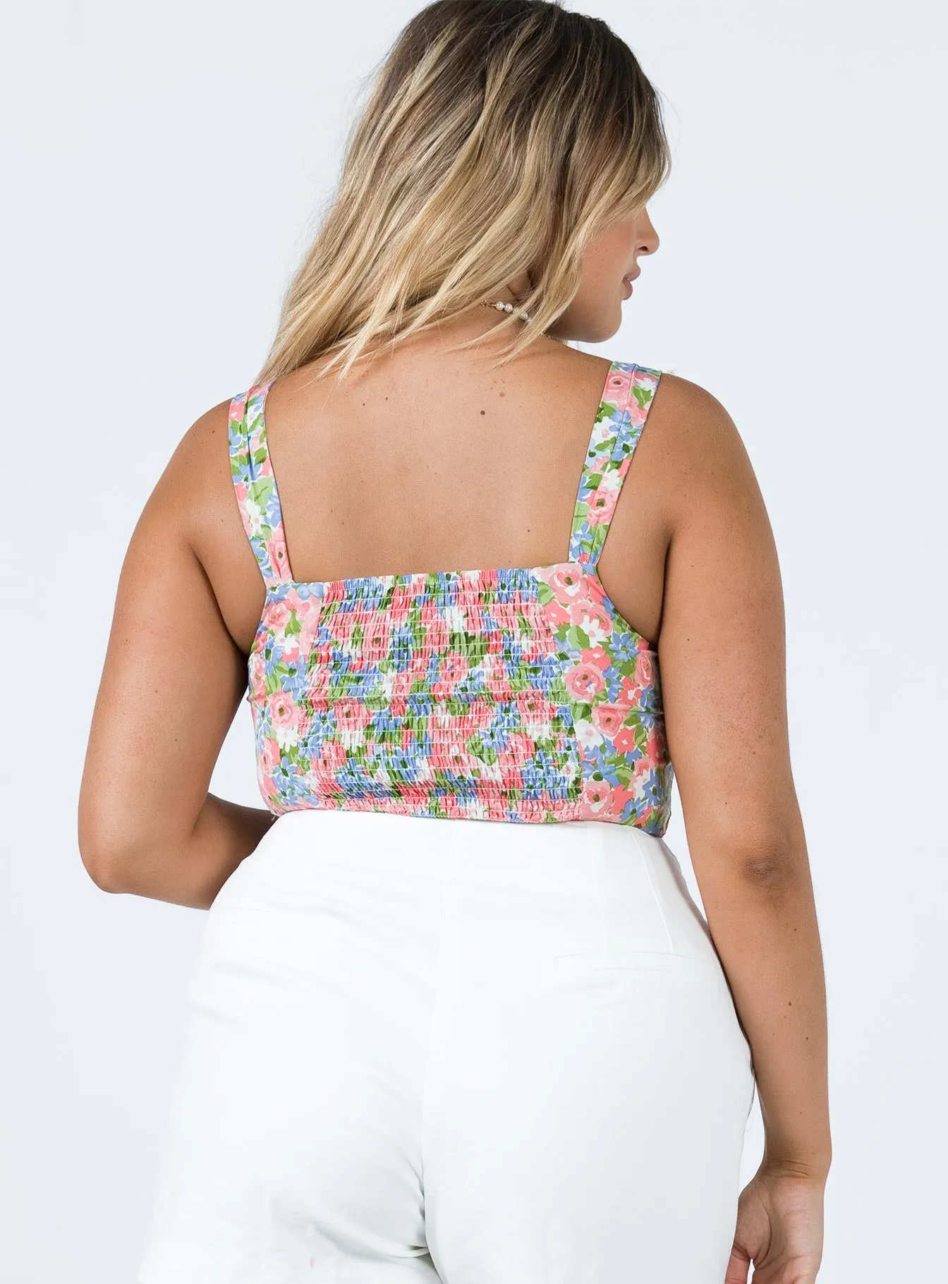 Aleta Top Pink Floral