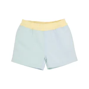 Colorblock Sheffield Shorts (Twill) Sea Island Seafoam, Buckhead Blue, And Bellport Butter Yellow