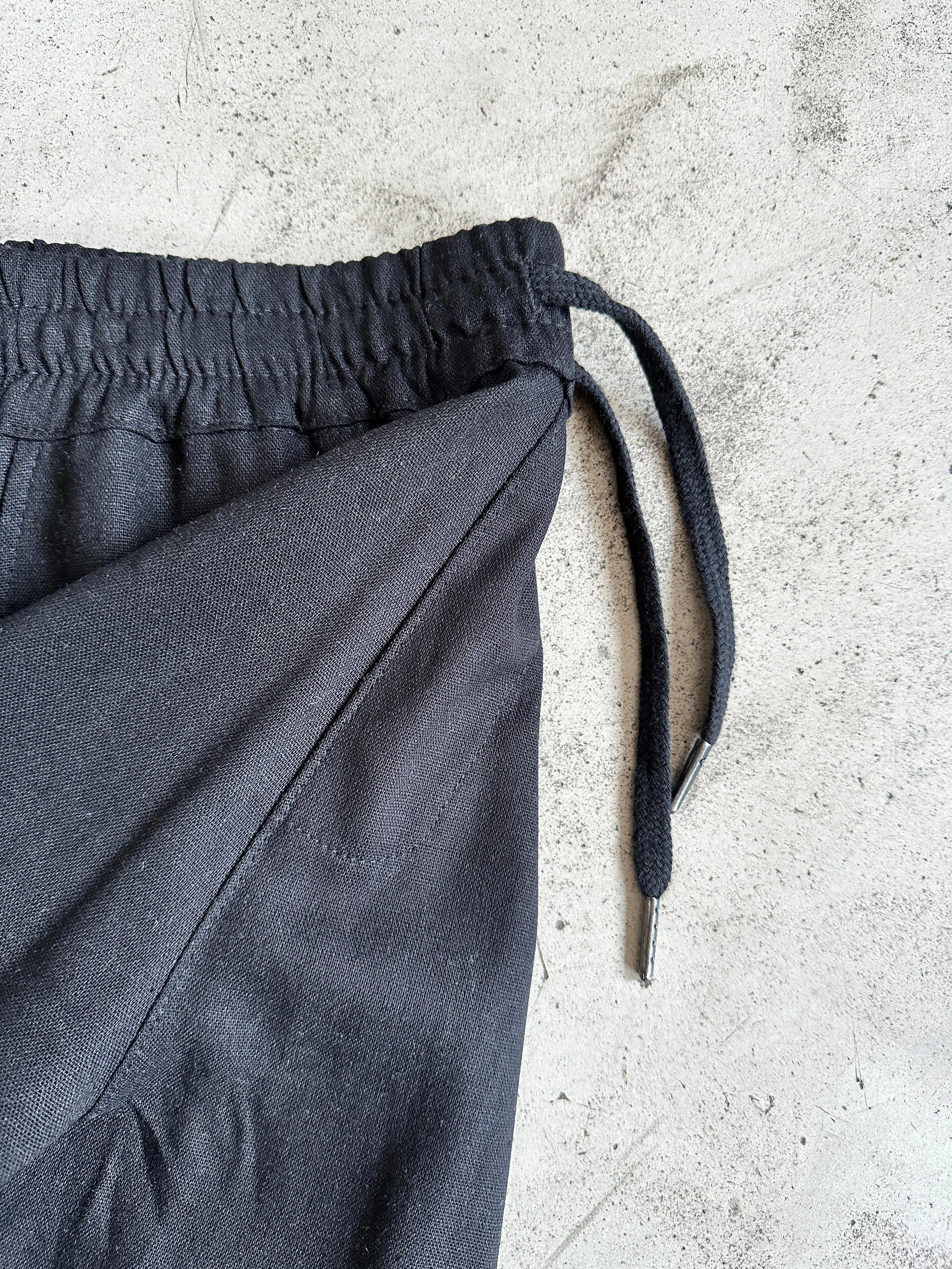 Comfort Linen Short - Negro