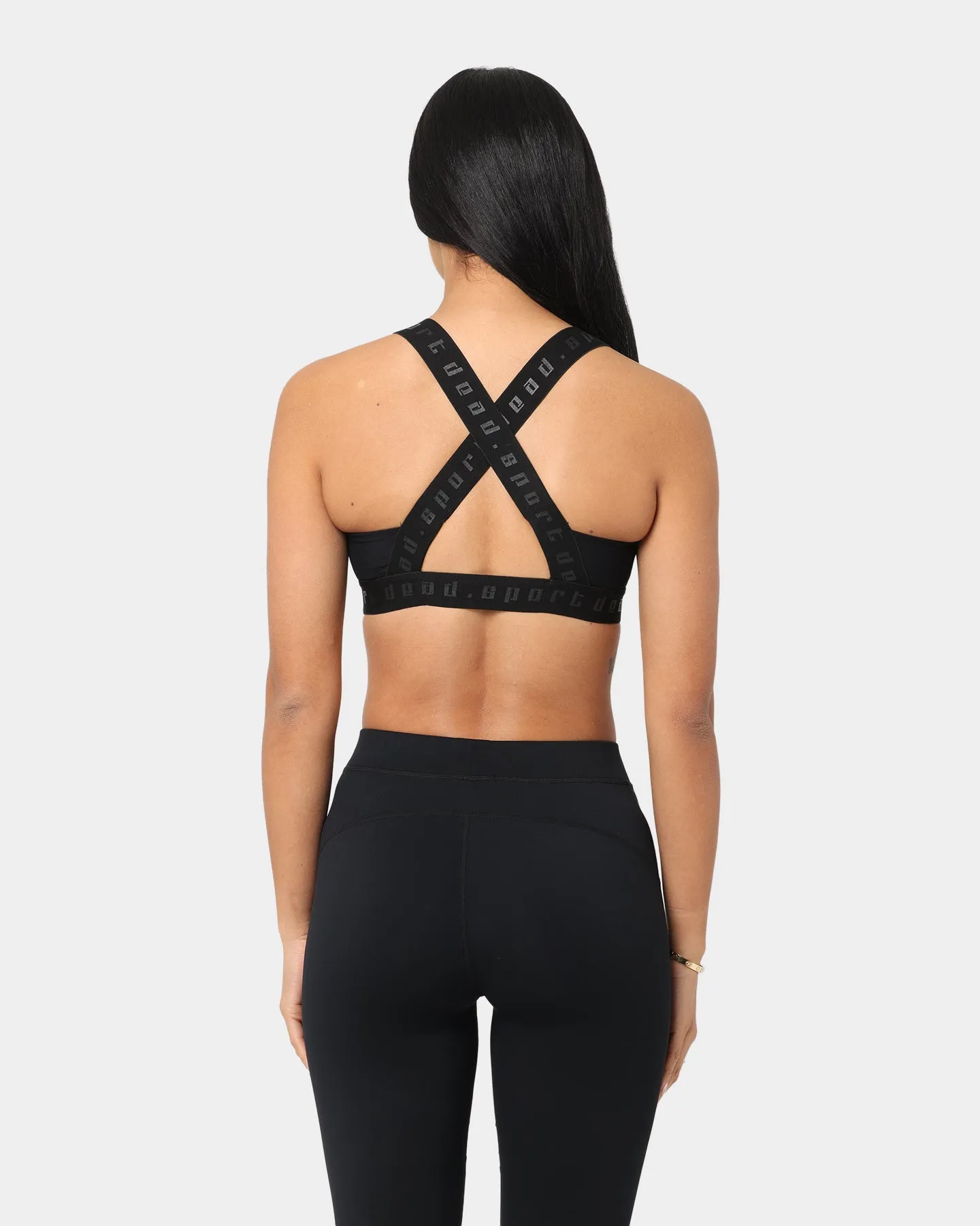 Dead Studios Women's Mesh Sports Crop Black
