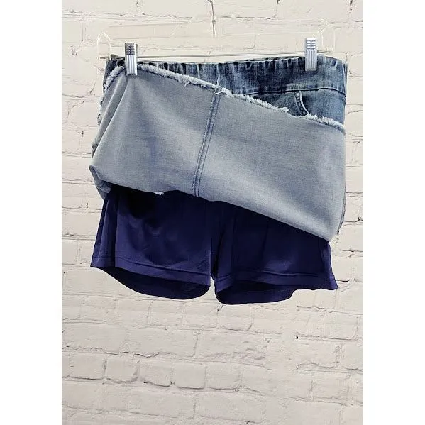 Denim Skort