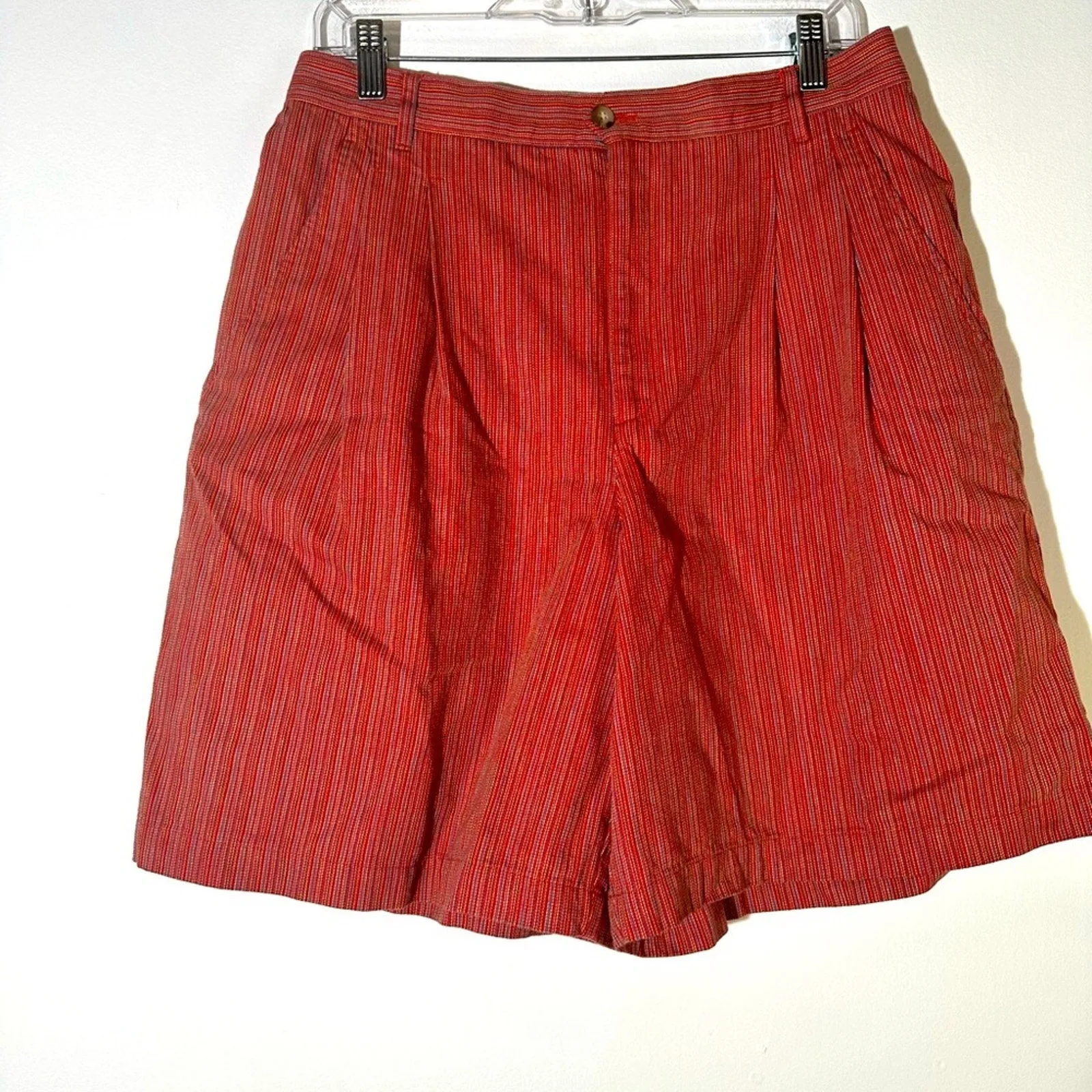 Elisabeth Bermuda Striped Shorts