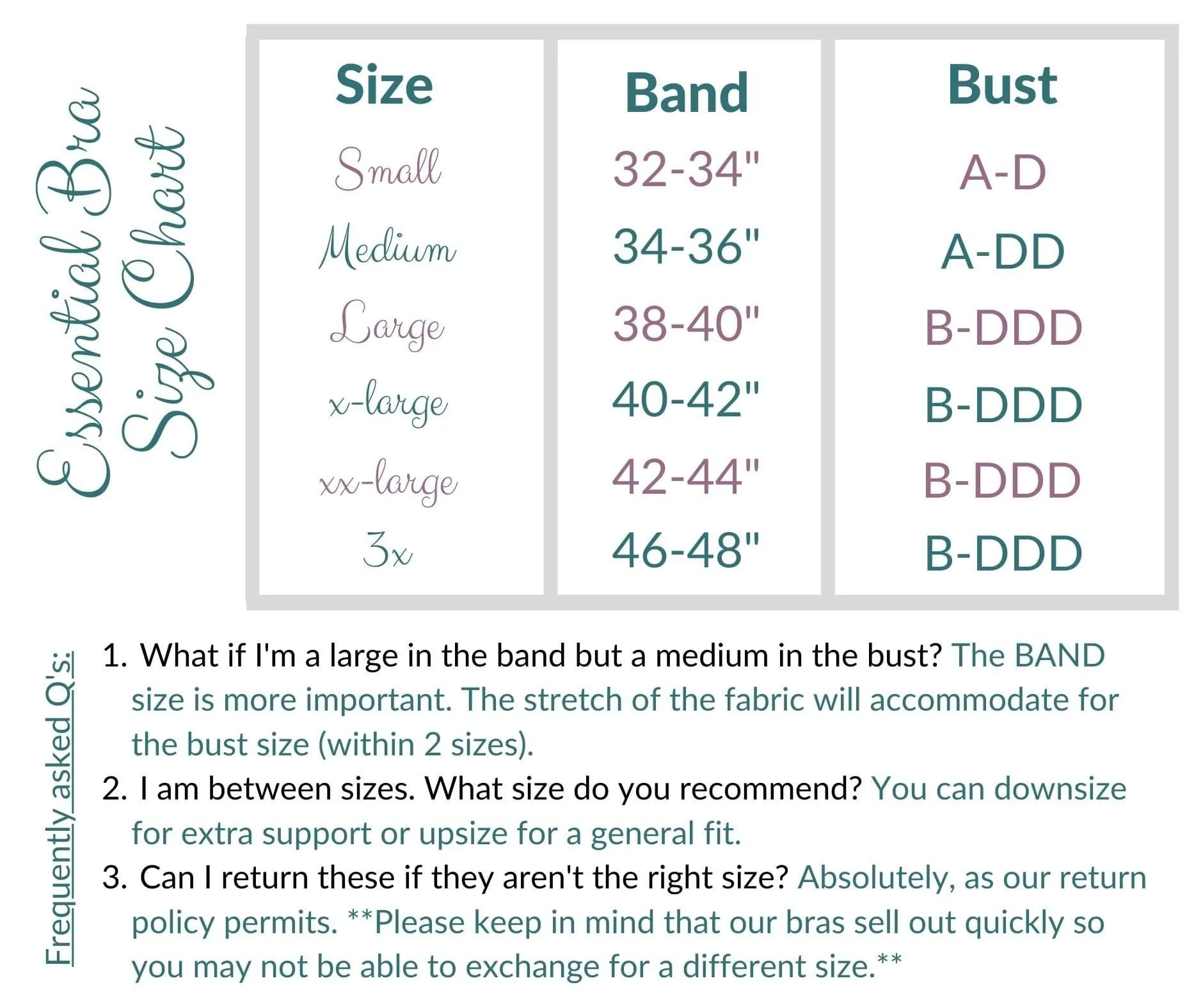 Essential Teal Wireless Sports Bra