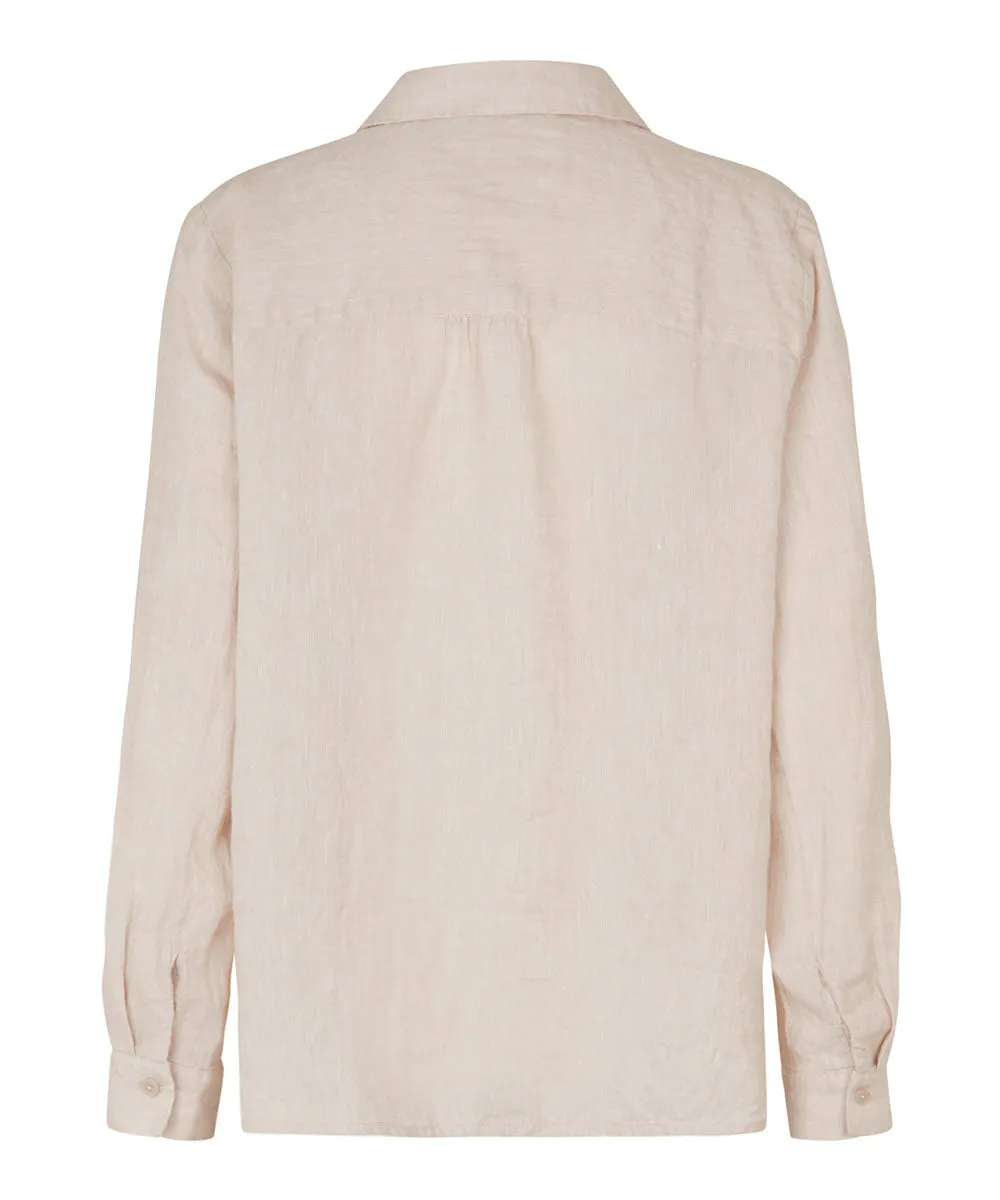 Isela Button-Up Linen Shirt