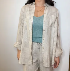 Jamie Linen Button Up
