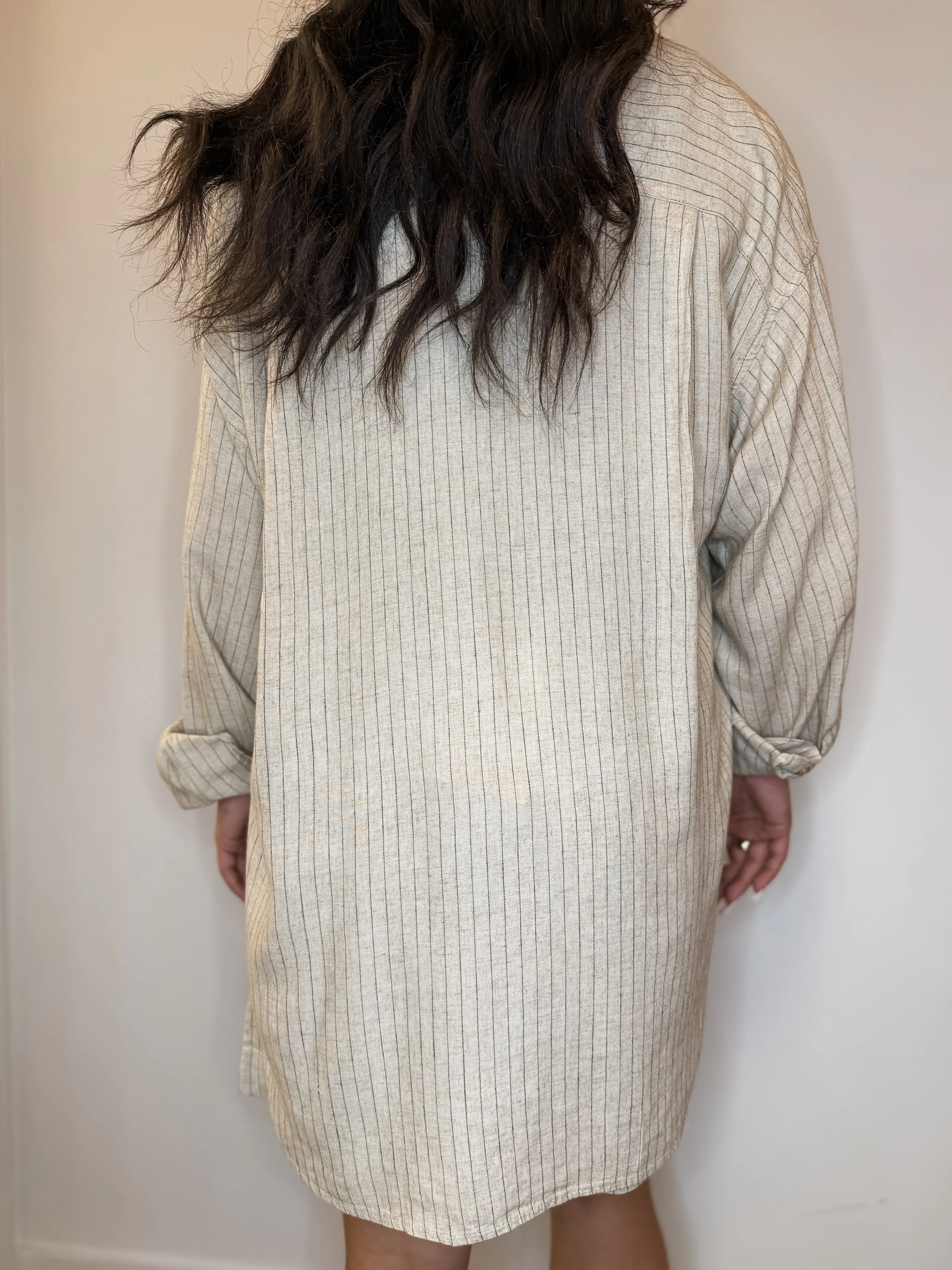 Jamie Linen Button Up