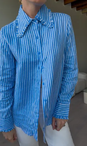 Millie Shirt - Printed linen
