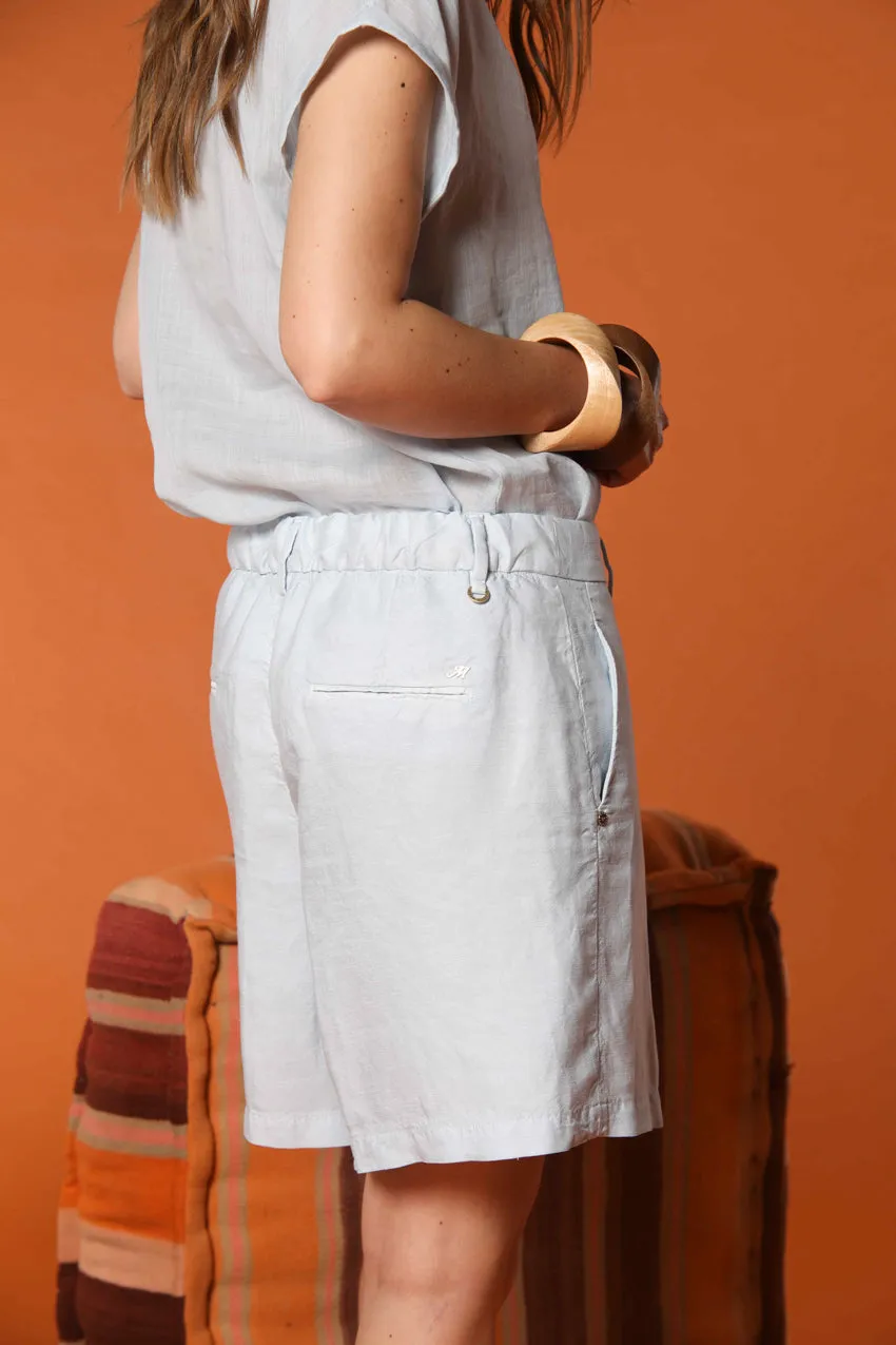 New York Cozy bermuda chino donna in stuoia relaxed fit