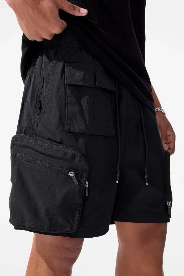 Retro - Altitude Cargo Shorts (Black)