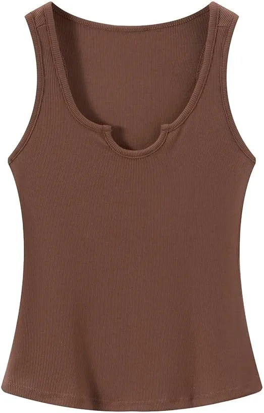 Summer Tank Top for Women 2025 Womens Tank Tops Sleeveless Top Basics Camisole Cute Yoga Gym Shirts