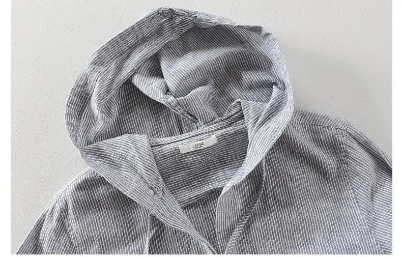 Sundown Hooded Button-Up