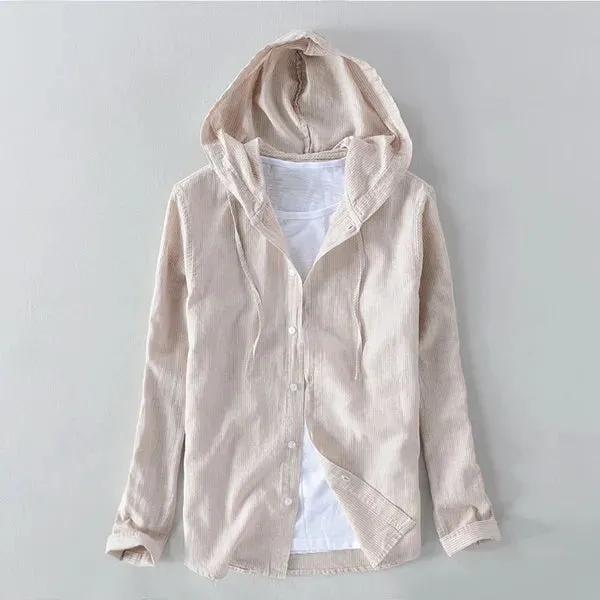 Sundown Hooded Button-Up