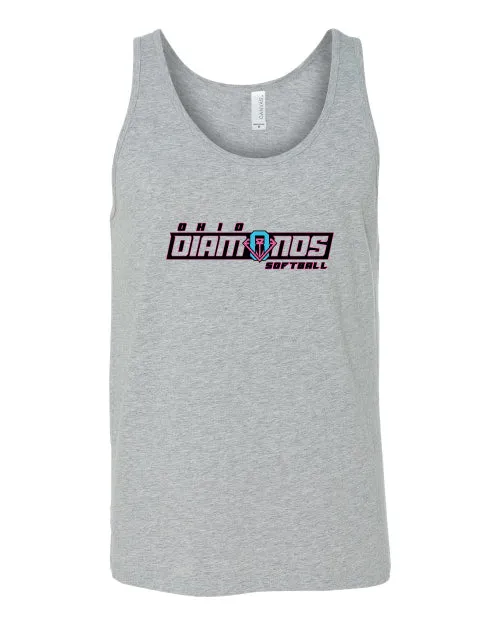 Tank Tops Ohio Diamonds Logo