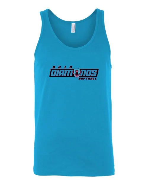 Tank Tops Ohio Diamonds Logo