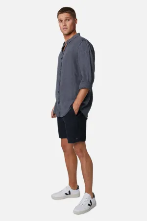 The Tennyson Linen Shirt  Anthracite