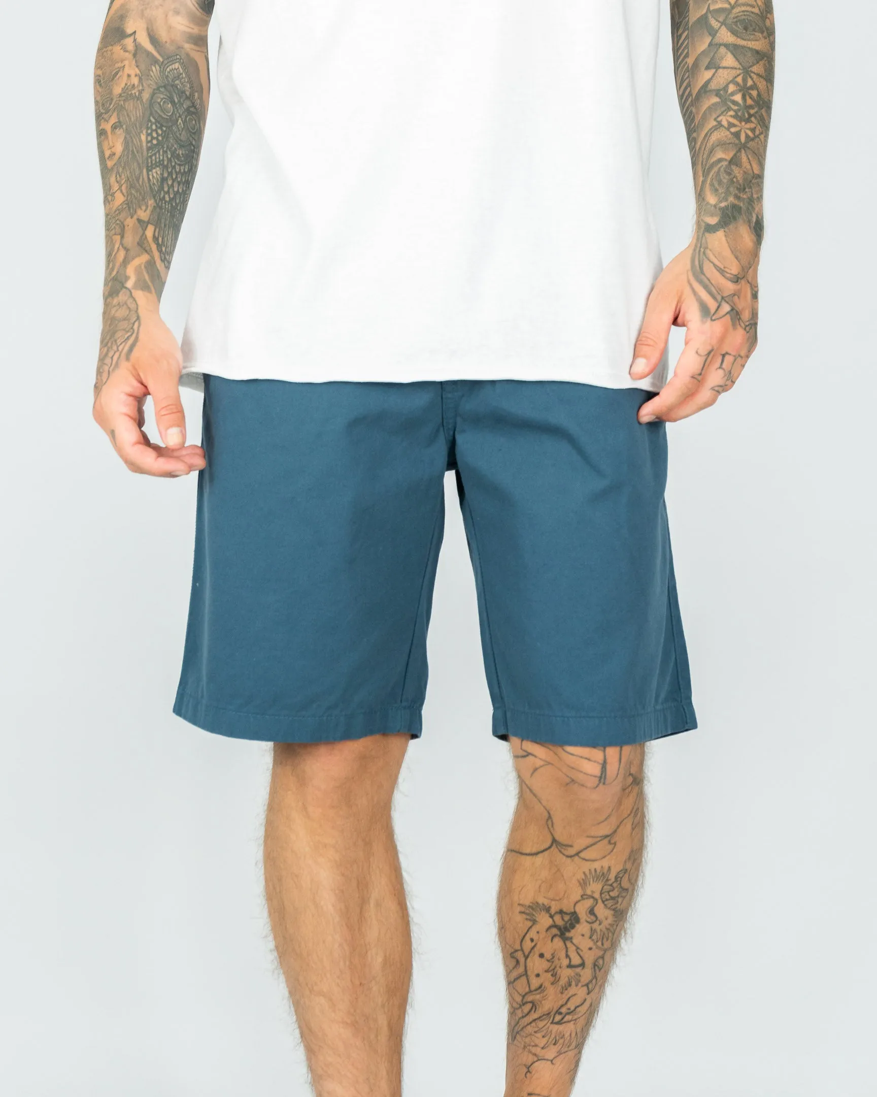 Washed Chino Short - Acero