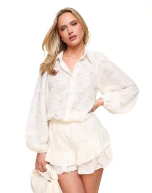 Witte Ruffel - Set