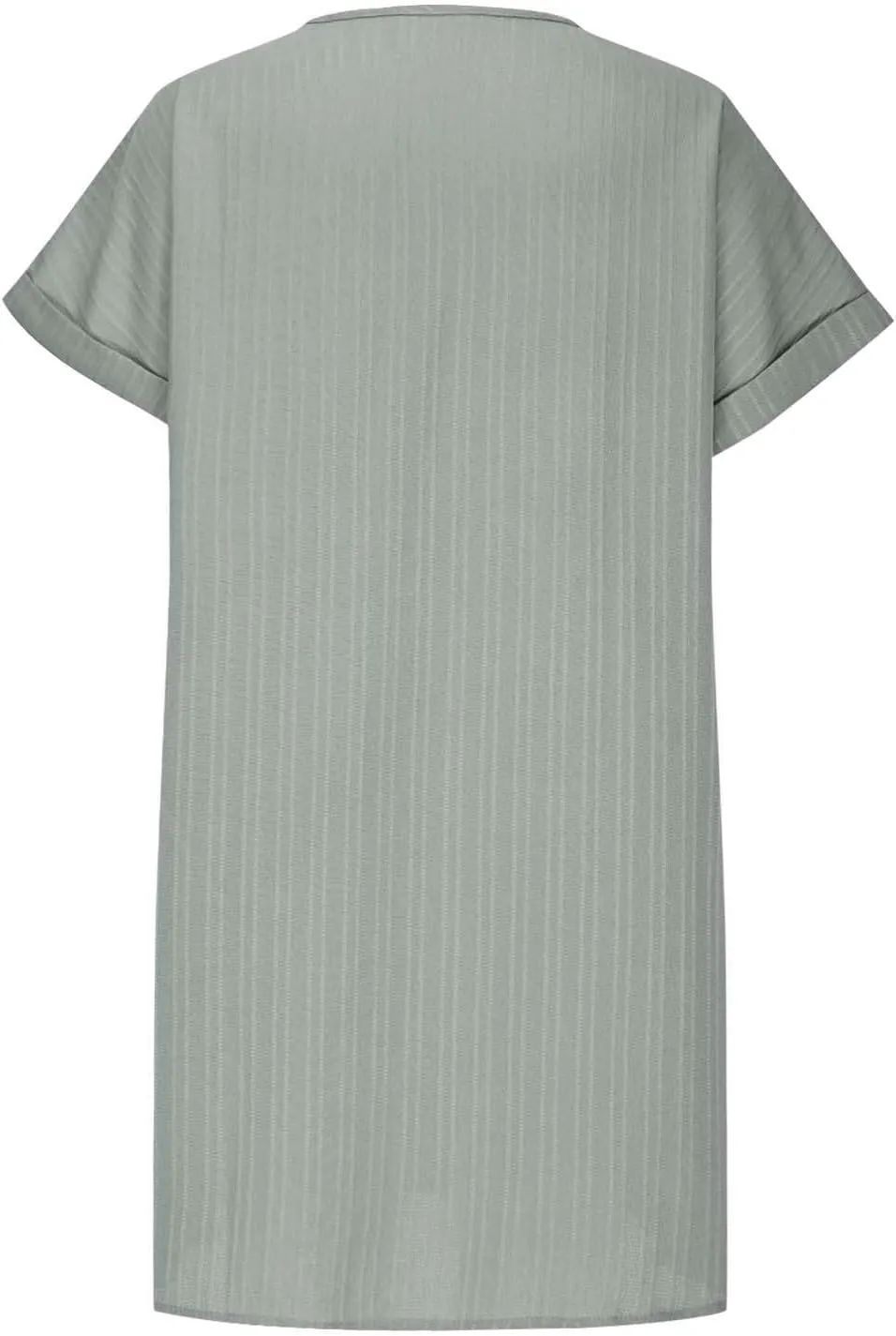 Women Linen Shirts Dresses Plus Size Fashion Button up V-Neck Short Sleeves Cotton Linen Midi Dress Beach Sundress